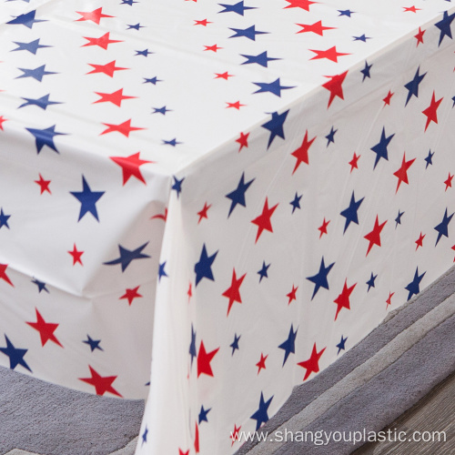 stars printing party PEVA Table cover